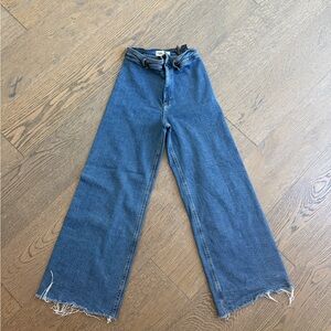 Blue Wide-Leg Women's Jeans